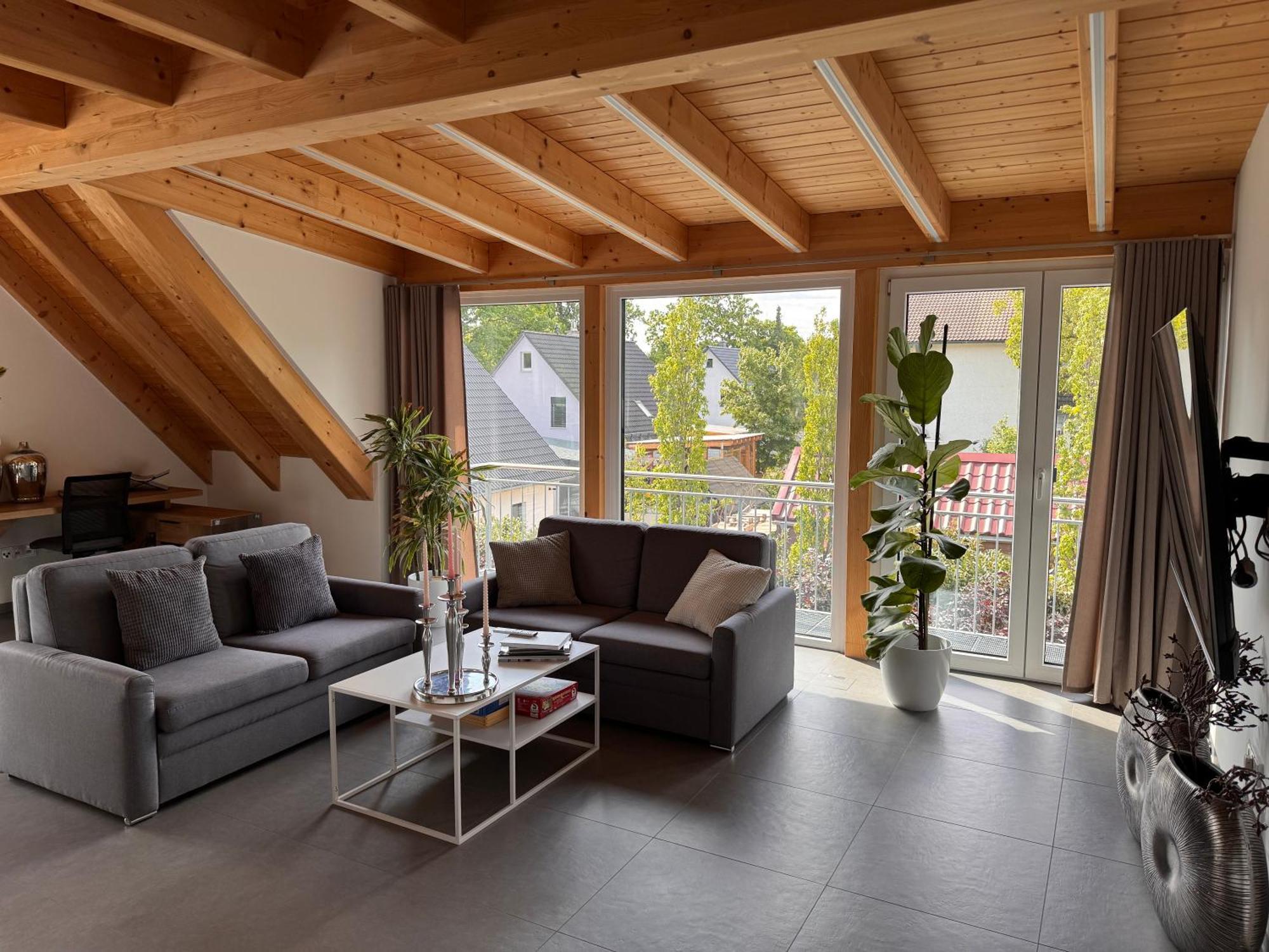 Moderne Ferienunterkunft/Wohnung Burgthann Zewnętrze zdjęcie